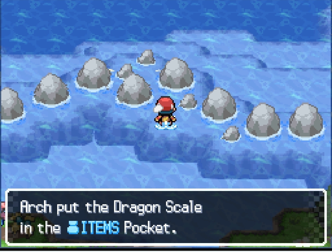 Dragon Scale — in-game screenshot taken at Route 409