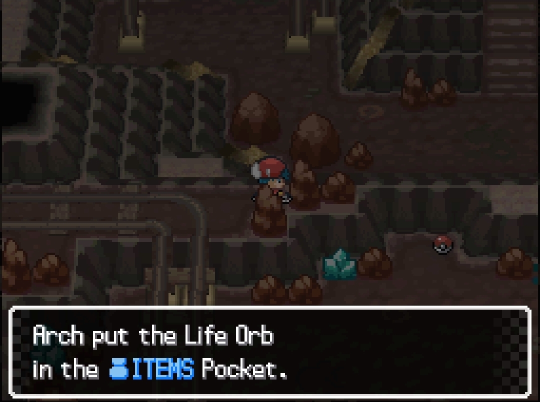 Life Orb — in-game screenshot taken at Gromet Mine