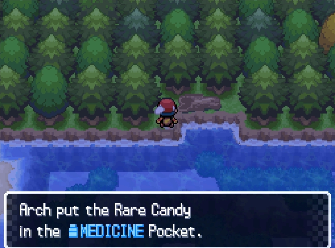 Rare Candy — in-game screenshot taken at Marfeney Lake