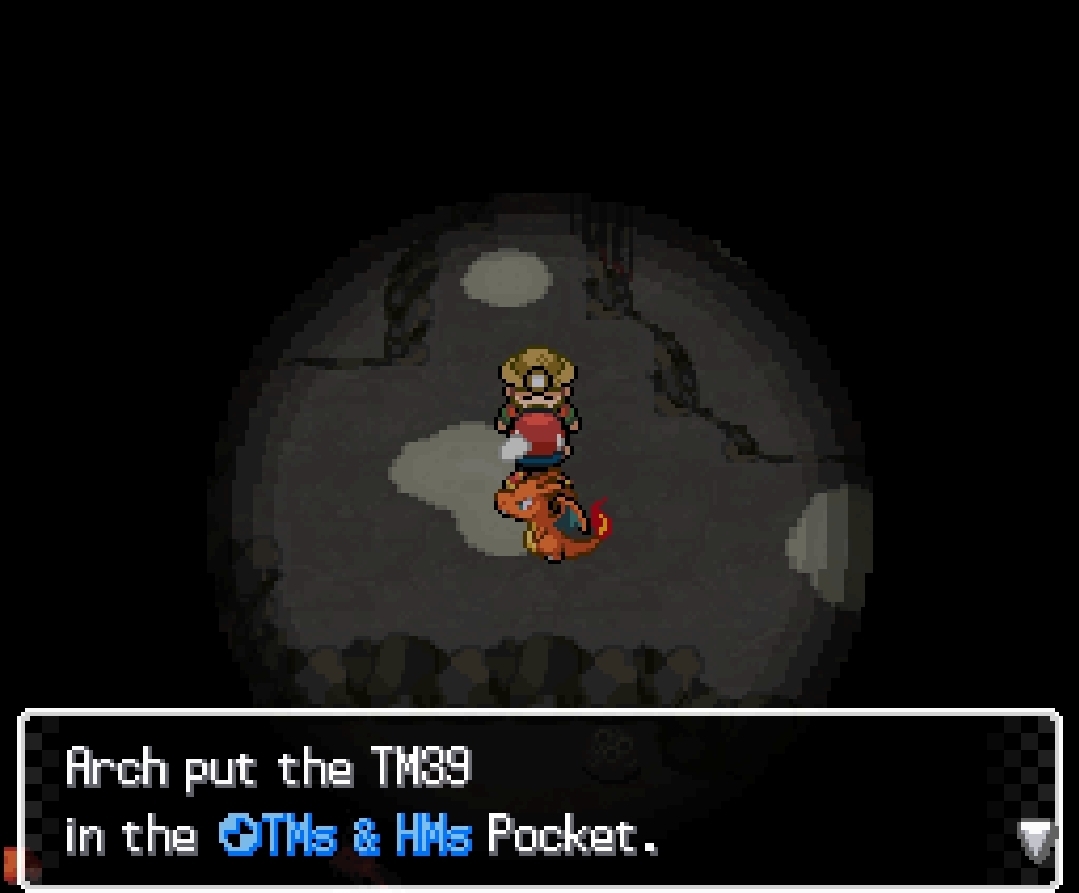 TM39 Rock Tomb — in-game screenshot taken at Mt. Shuem