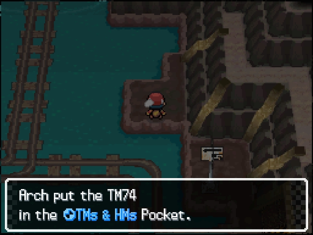 TM74 Gyro Ball — in-game screenshot taken at Gromet Mine