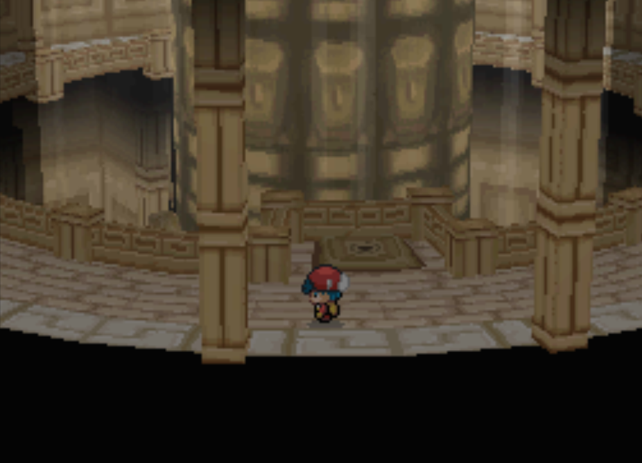 The main switch — in-game screenshot taken at Sun Palace — platform behind the balustrade